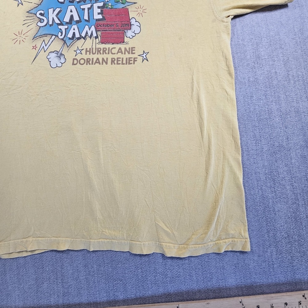 Confort Colors VTG Men's T-Shirt Yellow Snoopy Short Sleeve Sz XL - Picture 14 of 16